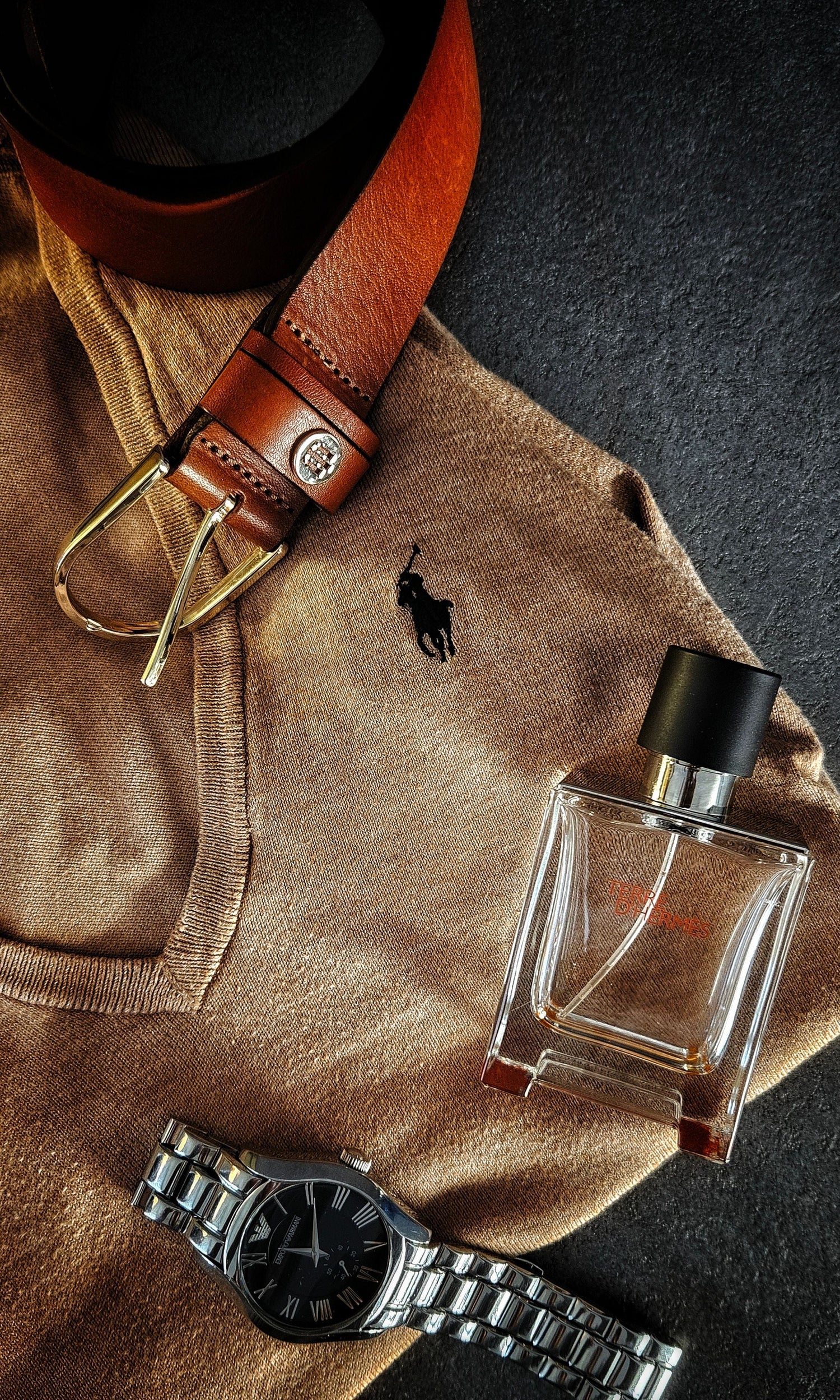 Stylish men's fashion accessories, including wallet, watch, and perfume, essential for the modern man, at Always Reliable.