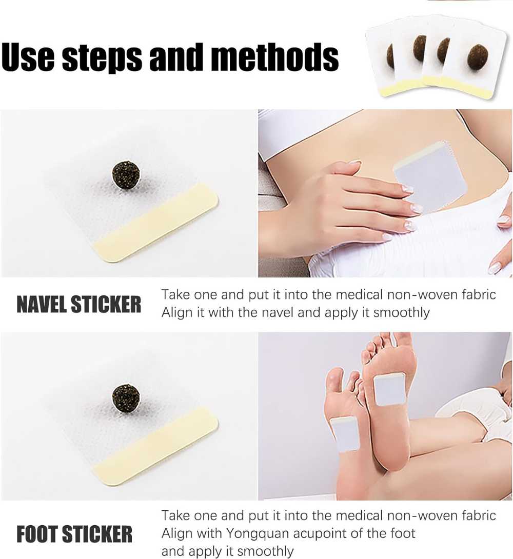 Herbal Slimming Detox Patches – Weight Loss & Body Contouring Navel Stickers (30 Pcs)