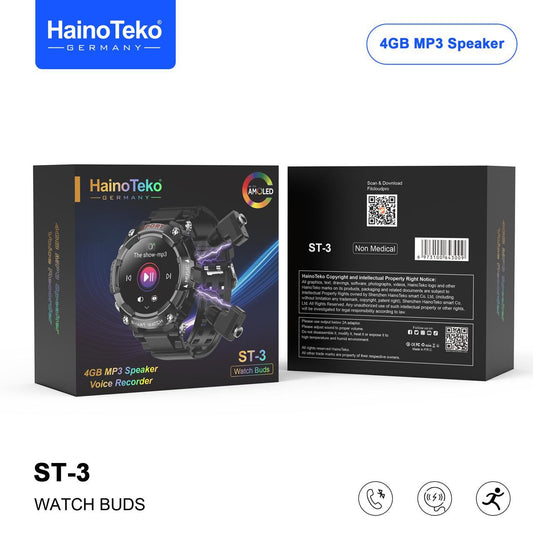Haino-Teko-ST-3-Smartwatch-With-Earbuds-UAE