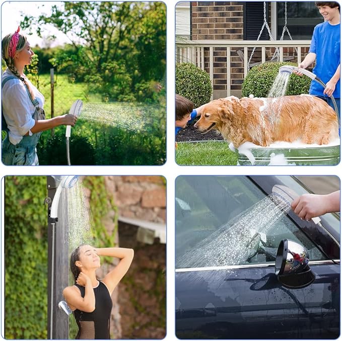  Outdoor Travel Shower, Hiking Accessories, Car Wash Shower, Pet Bath Shower, Always Reliables