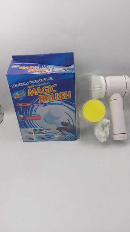 5-in-1 Ultimate Electric Cleaning Brush – Multifunctional Power Scrubber for Kitchen & Home