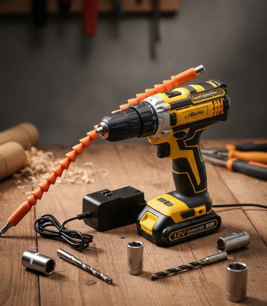 36-Piece Cordless Rechargeable Drill Machine & Power Tool Kit