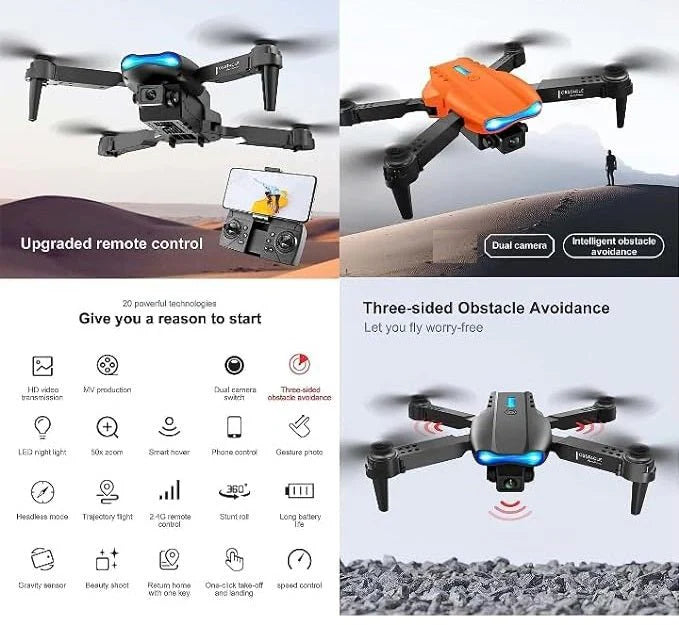 E99 Drone Specifications and Smart Flight Features Online Shopping Dubai