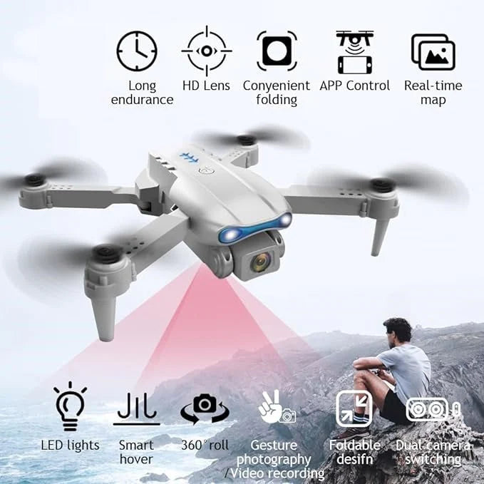 Foldable Aerial Photography Drone WiFi FPV Live Stream Always Reliables Store