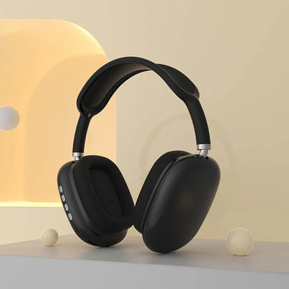 EchoWave P9 Wireless Bluetooth Headphones - Hi-Fi Stereo Sound & Over-Ear Comfort
