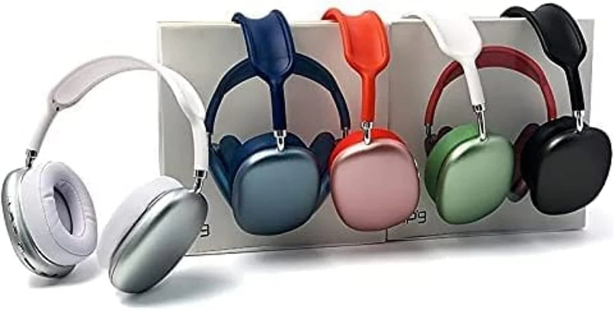 EchoWave P9 Wireless Bluetooth Headphones - Hi-Fi Stereo Sound & Over-Ear Comfort