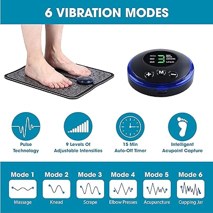 EMS foot massager, foot massager mat, portable foot massager,neuropathy foot pain relief, plantar fasciitis massager, muscle stimulation mat