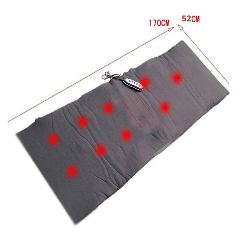 Premium Full Body Massage Mat with Soothing Heat Therapy – 9 Motors & 4 Zones