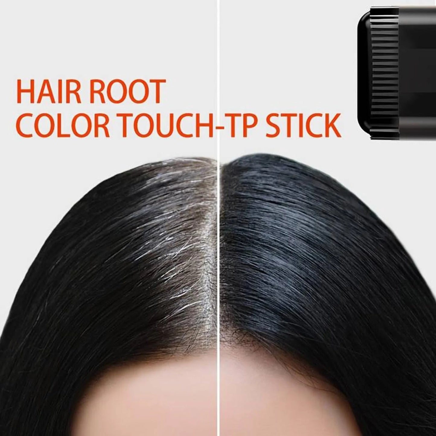 Black Hair Dye Stick for Instant Gray Coverage & Root Touch Up