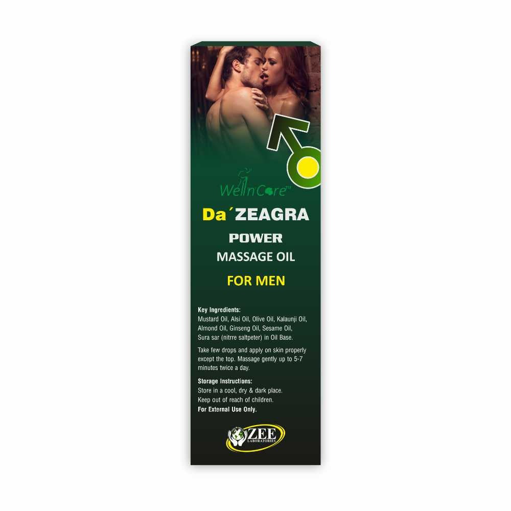 Da' Zeagra Power Men's Massage & Body Care Oil (25ml)