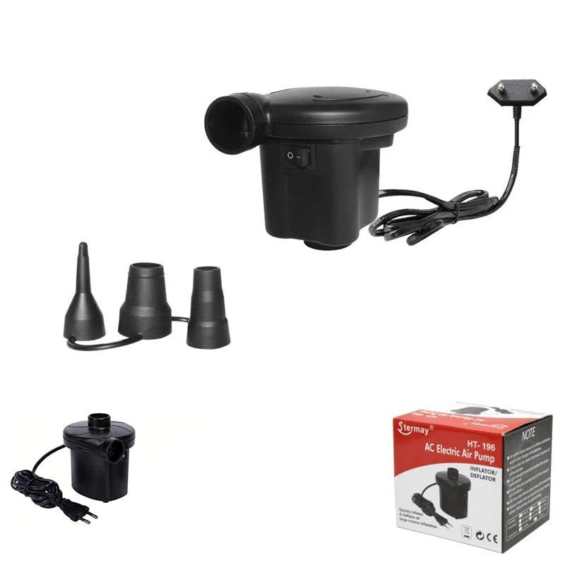 HT-196 AC Electric Air Pump for Inflatables, Air Mattresses & Pools (Inflator / Deflator)