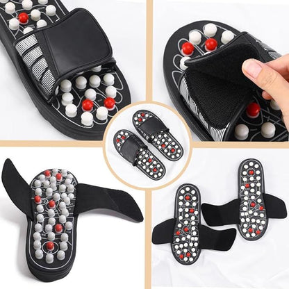 Rotating Acupressure Foot Massager Slippers | Reflexology Pain Relief Shoes UAE & Dubai