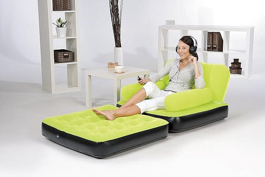 Bestway Multi Max 5-in-1 Foldable Air Couch and Bed in Green
