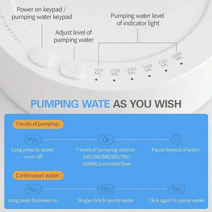 Smart Desktop Water Dispenser Package Contents and Accessories
