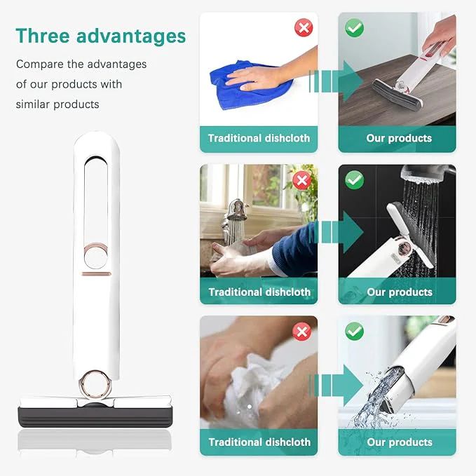  Car Cleaning Tool, Desktop Cleaner, Smart Mop, Cleaning Accessories, Always Reliables