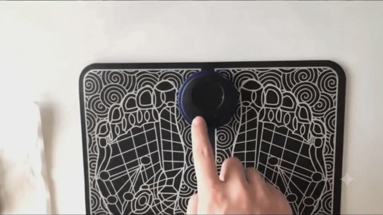 EMS foot massager, foot massager mat, portable foot massager, electric foot 