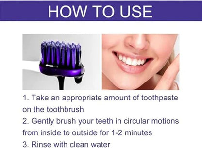 urple Whitening Toothpaste

Teeth Colour Corrector Serum

Purple Toothpaste for Teeth Whitening

V34 Colour Corrector Toothpaste

Brightening Stain Removal Toothpaste

Instant Teeth Whitening Gel