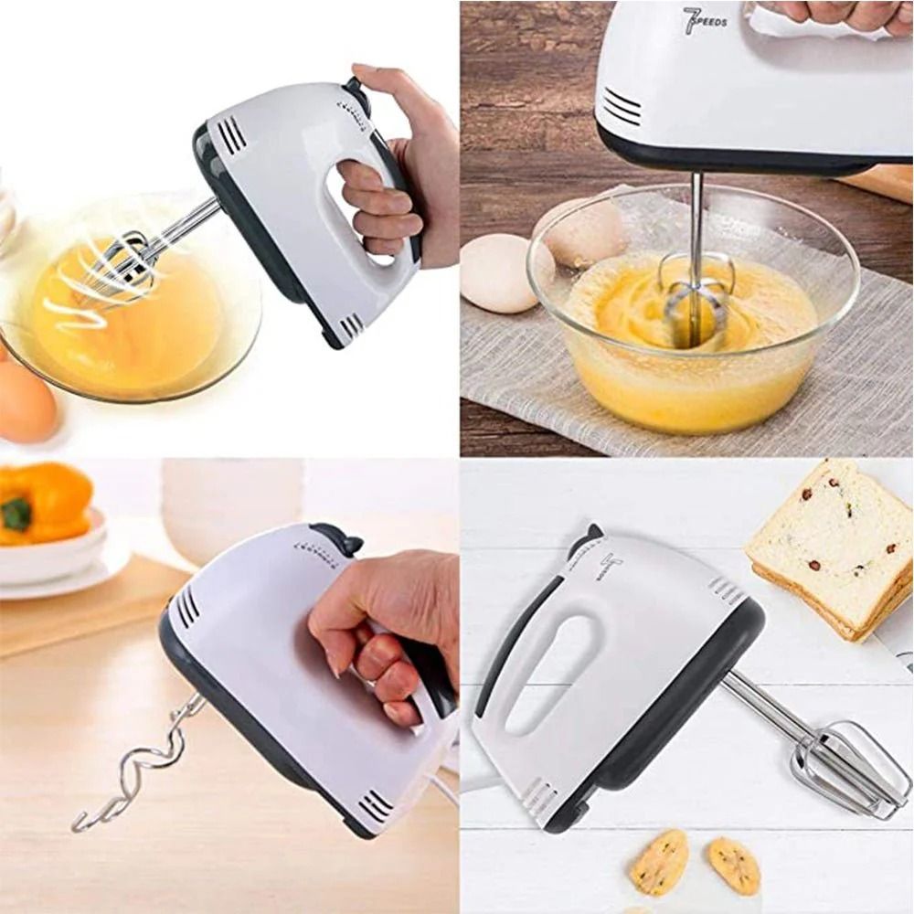 7-Speed Electric Hand Mixer – Ergonomic Baking & Whisking Tool